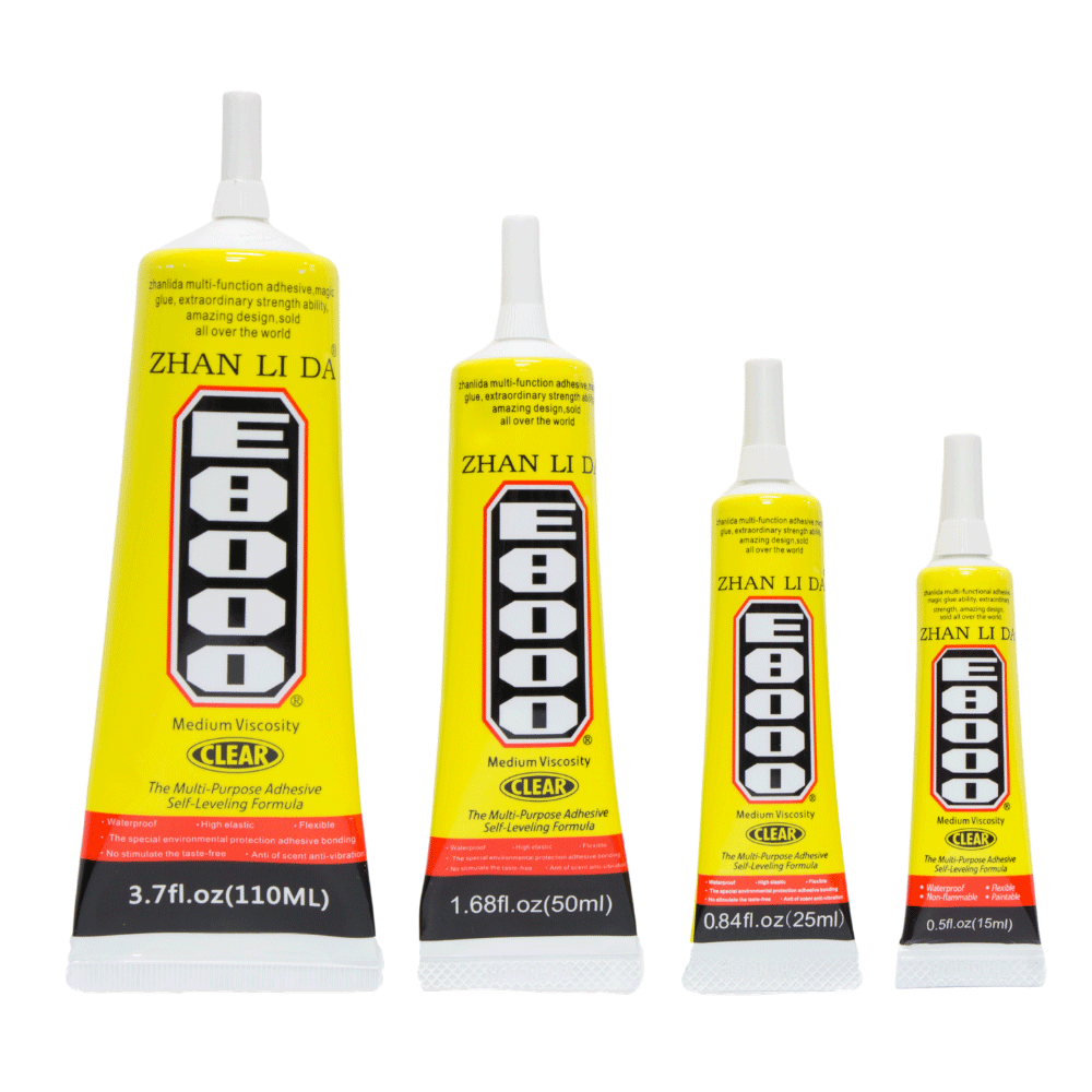Zhanlida E8000 Clear Contact Adhesive